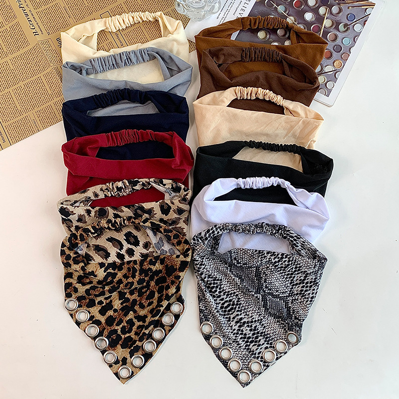 Vintage Fashion Rings For Women - Y2K Vintage Leopard Print Triangle Head