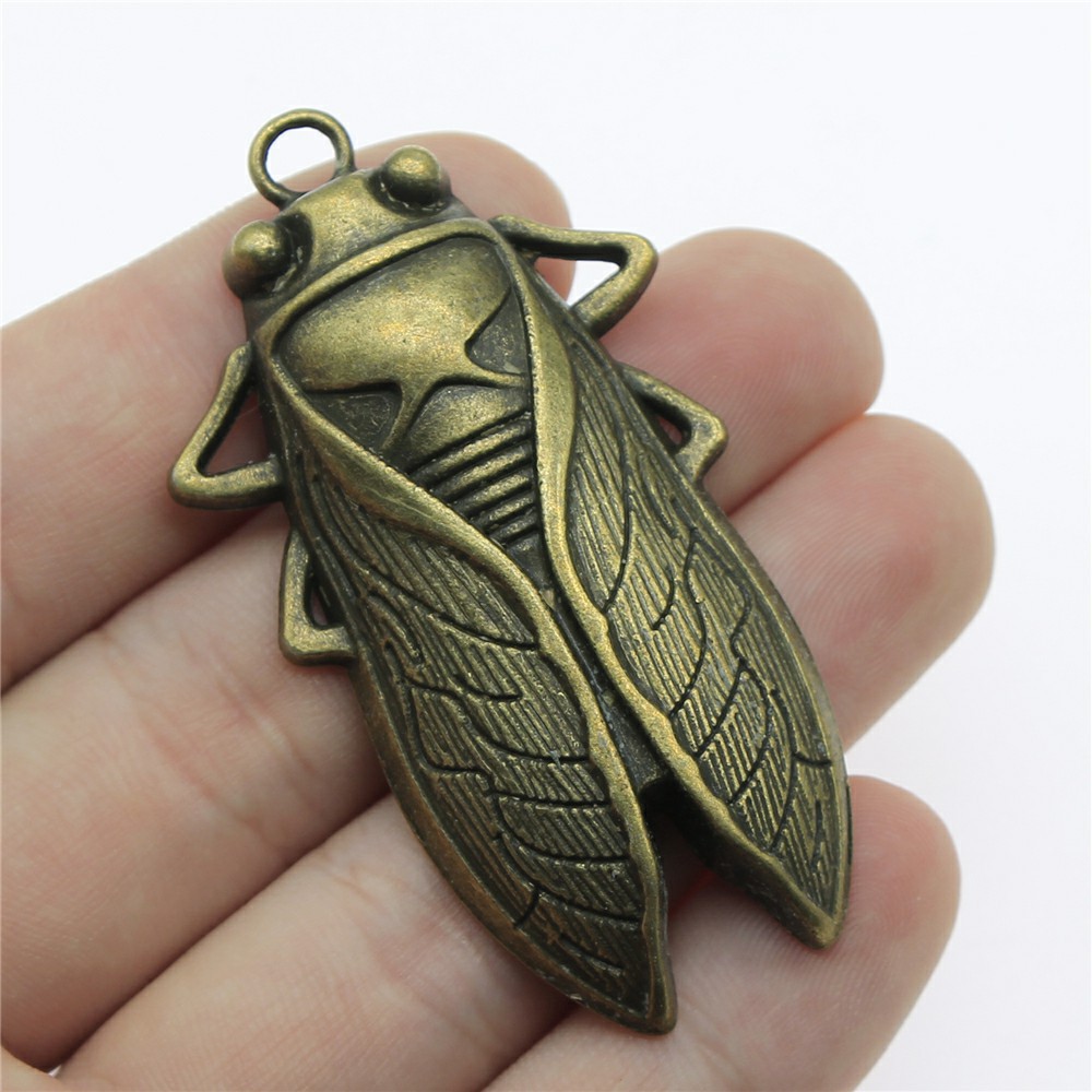 Vintage Fashion Wholesale - 2pcs 62x33mm 3 Colors Antique Silver