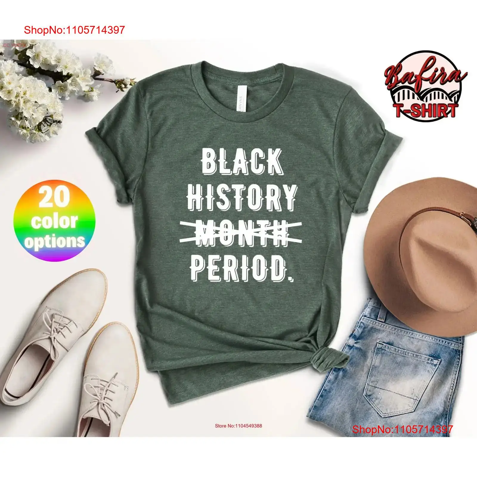 Vintage Fashion History - Black History Month Period T Shirt