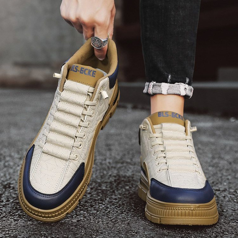 Vintage Fashion For Men - Slip-On Platform Men's Boots Spring Autumn