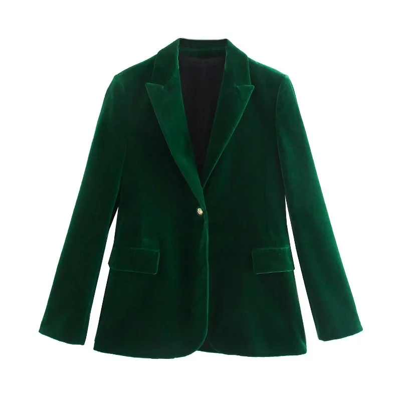 Elegant Velvet Women Blazer Fa - Velvet Blazer Vintage review and price