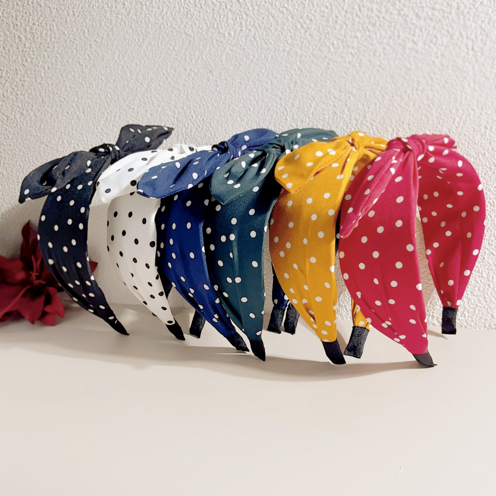 Boho Dots Wide Hair Bands for  - Vintage Fashion Wholesale review and price