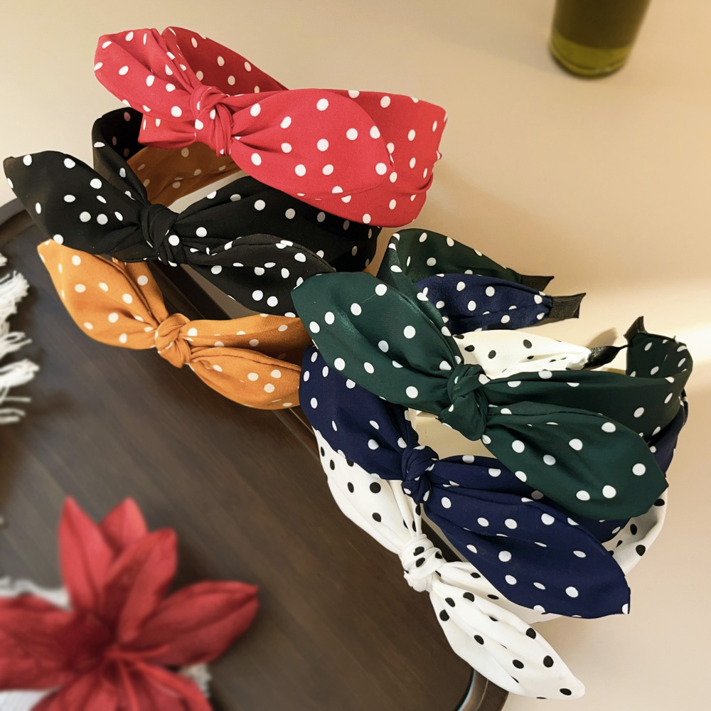 Boho Dots Wide Hair Bands for  - Vintage Fashion Wholesale review and price