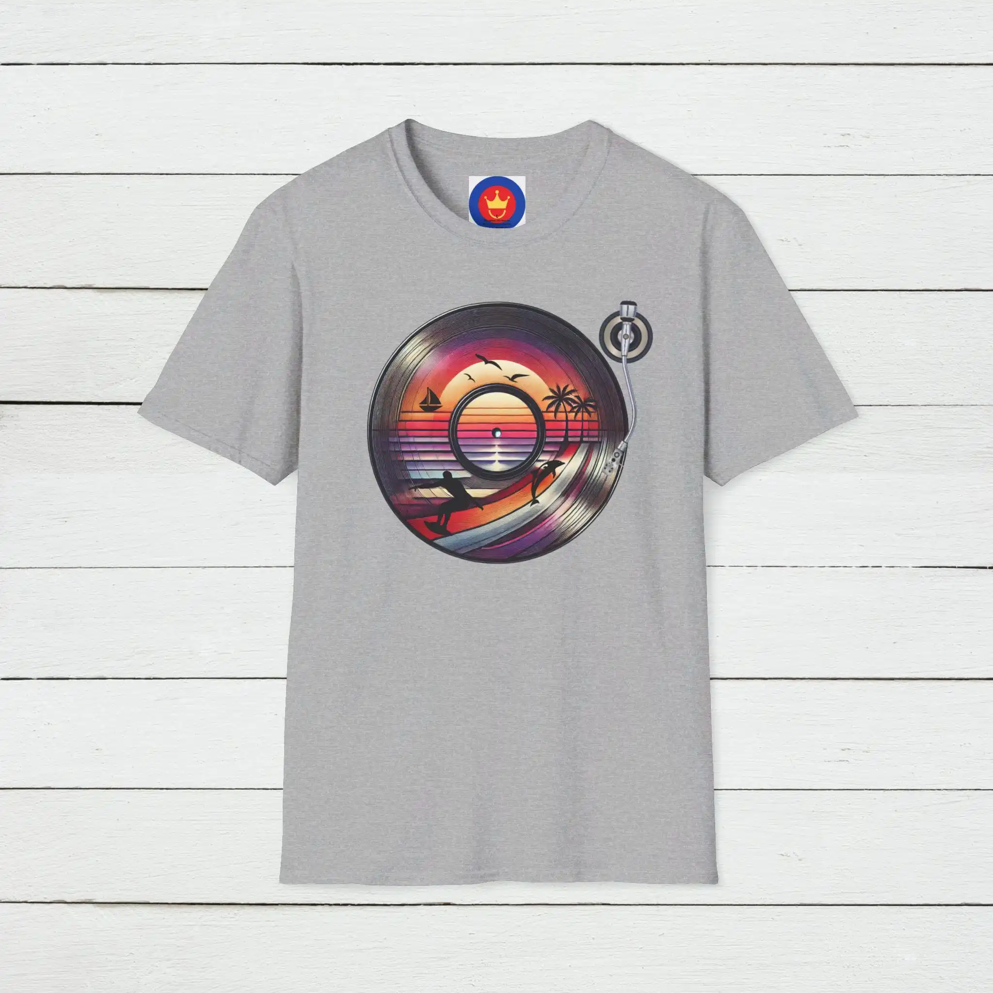 Retro Beach Vinyl T Shirt Vint - Vintage Vibes Fashion review and price