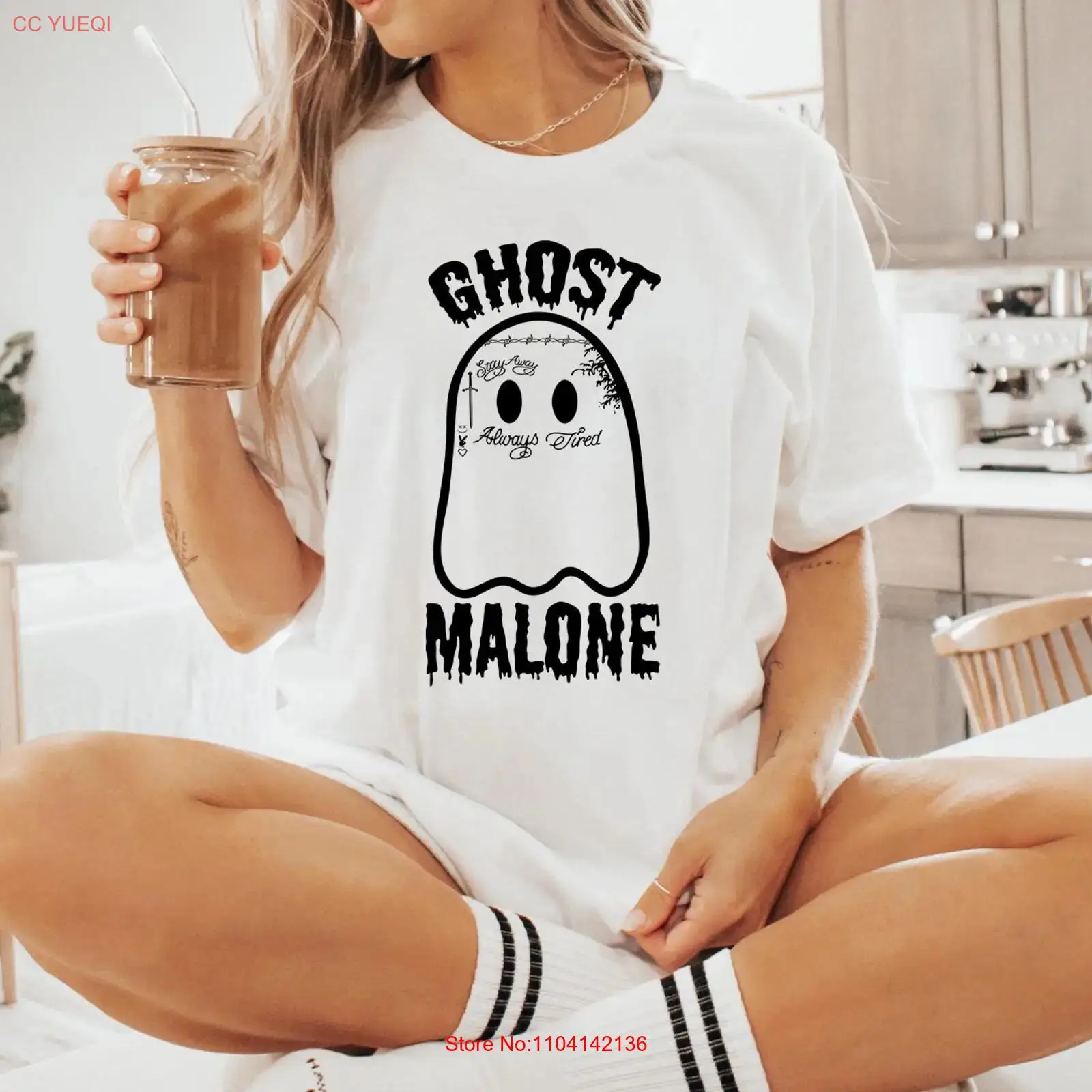 Ghost Malone T Shirt Funny Hal - Vintage Vibes Fashion review and price