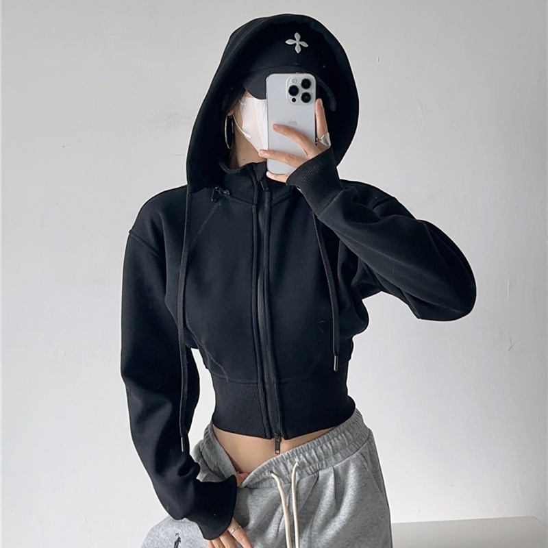Women Crop Hoodie Sweatshirts  - Vintage Fashion Drawings review and price