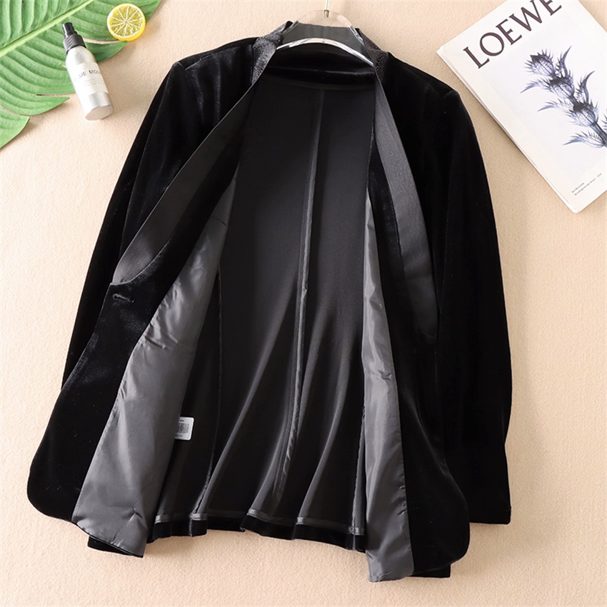 Autumn Winter Big Size Vintage - Velvet Blazer Vintage review and price