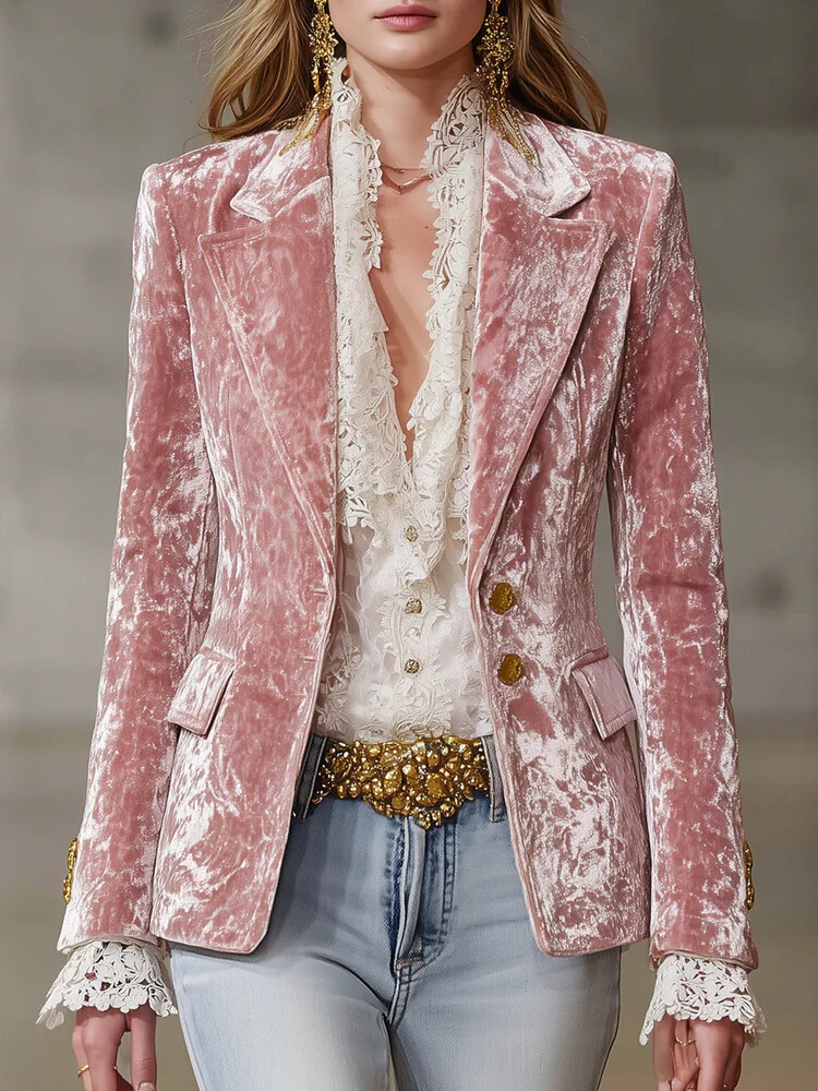 Elegant Velvet Blazer for Wome - Velvet Blazer Vintage review and price