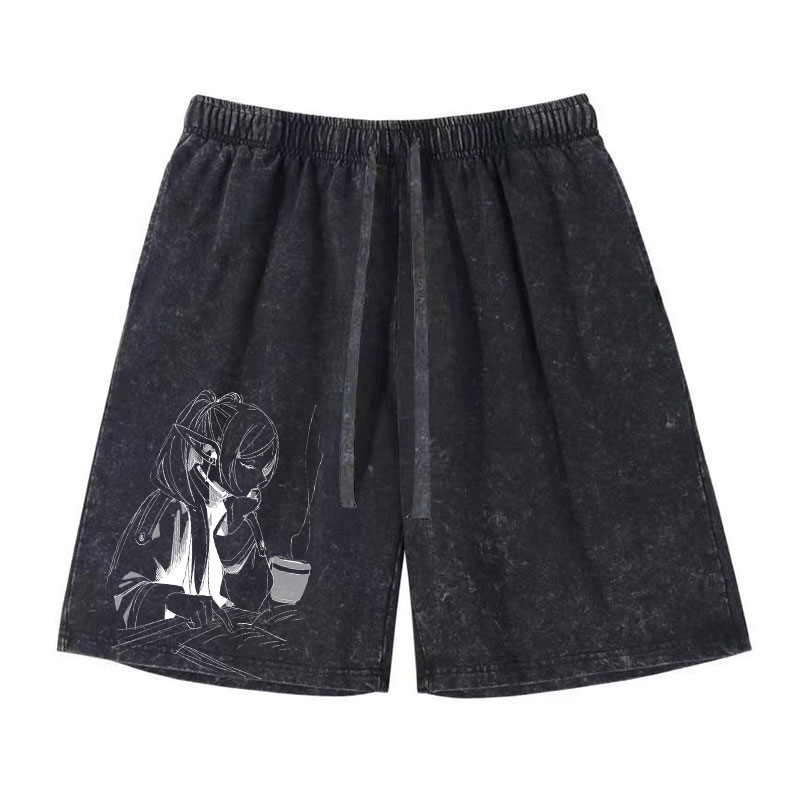 Anime Frieren Shorts Vintage W - Vintage Fashion Model review and price