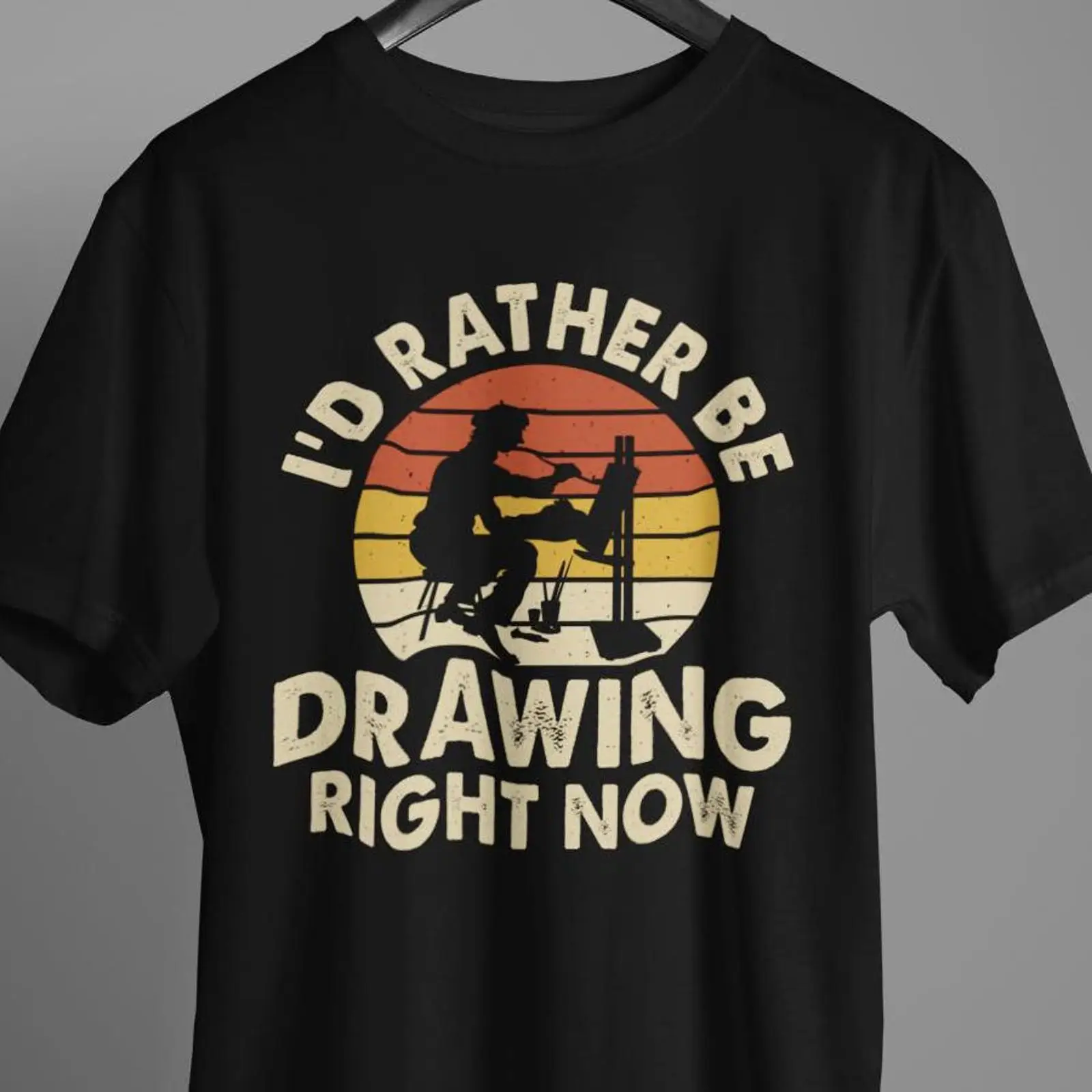 I'd Rather Be Drawing T Shirt  - Vintage Fashion Drawings review and price