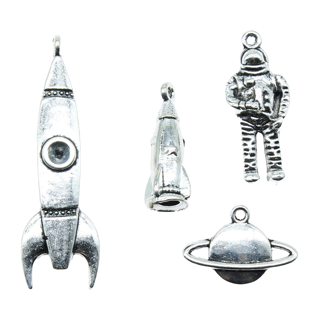10pcs Charms Rocket Antique Si - Vintage Fashion Wholesale review and price