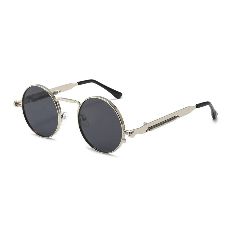 Vintage Metal Frame Round Sung - Vintage Fashion Female review and price