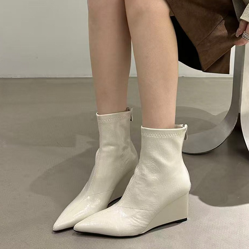 Autumn Winter Vintage Weges He - Vintage Fashion Female review and price