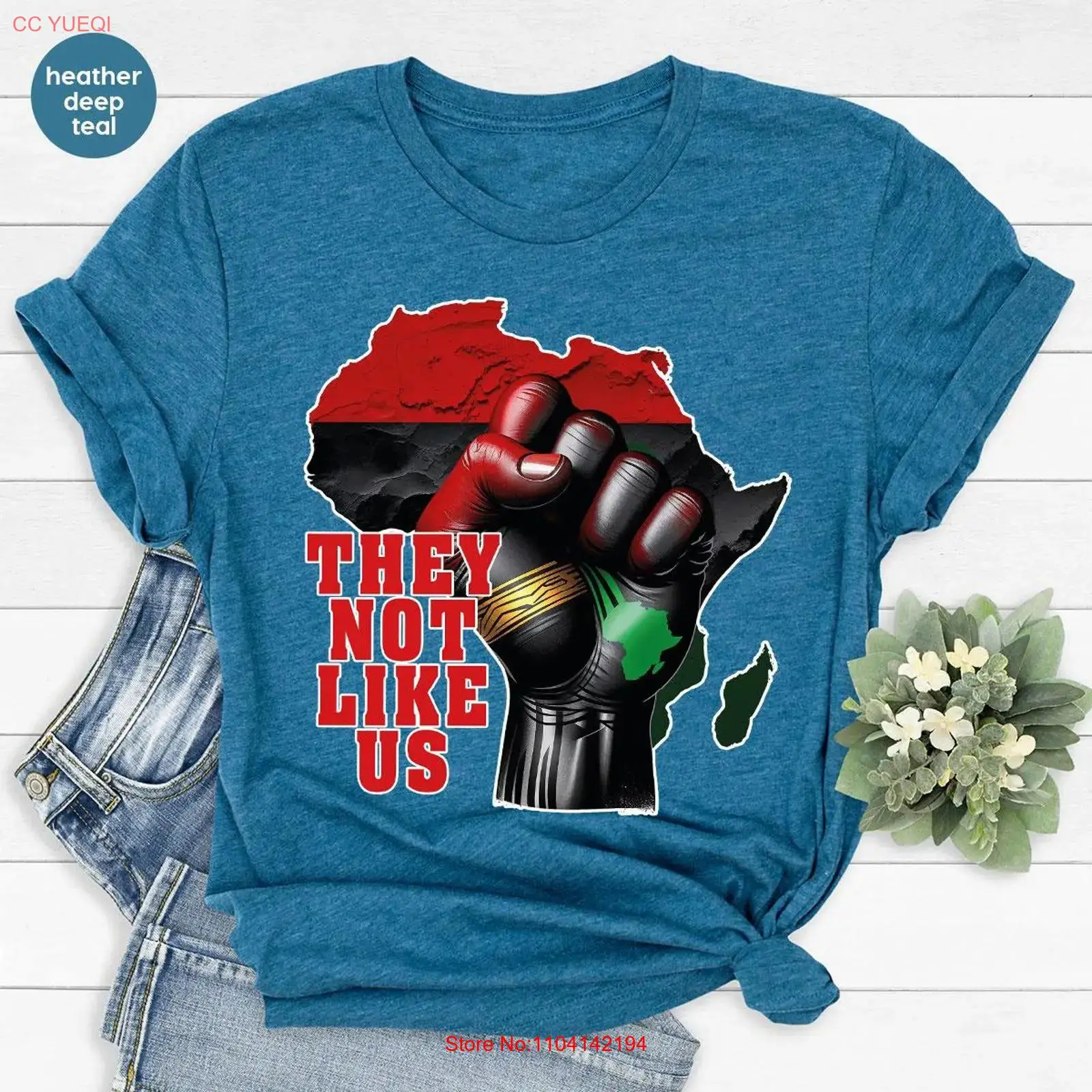 They Not Like Us T Shirt Afric - Vintage Fashion History review and price