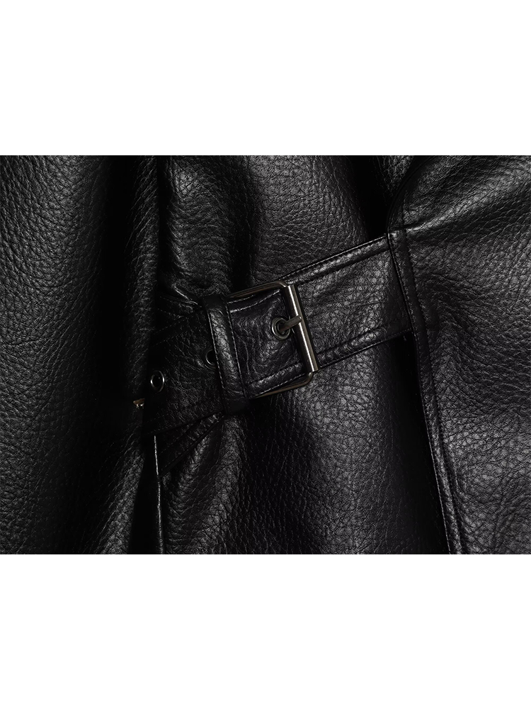 Women Short PU Leather With La - Vintage Fashion Retro Outfit review and price
