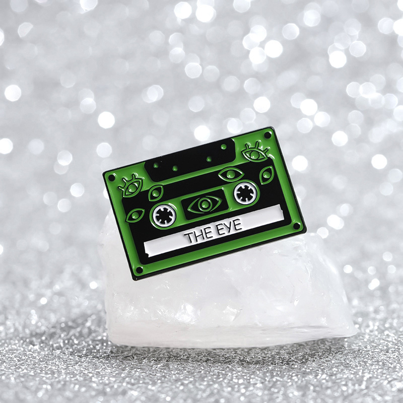 90s Retro Cassettes Enamel Pin - Vintage Fashion Archive review and price