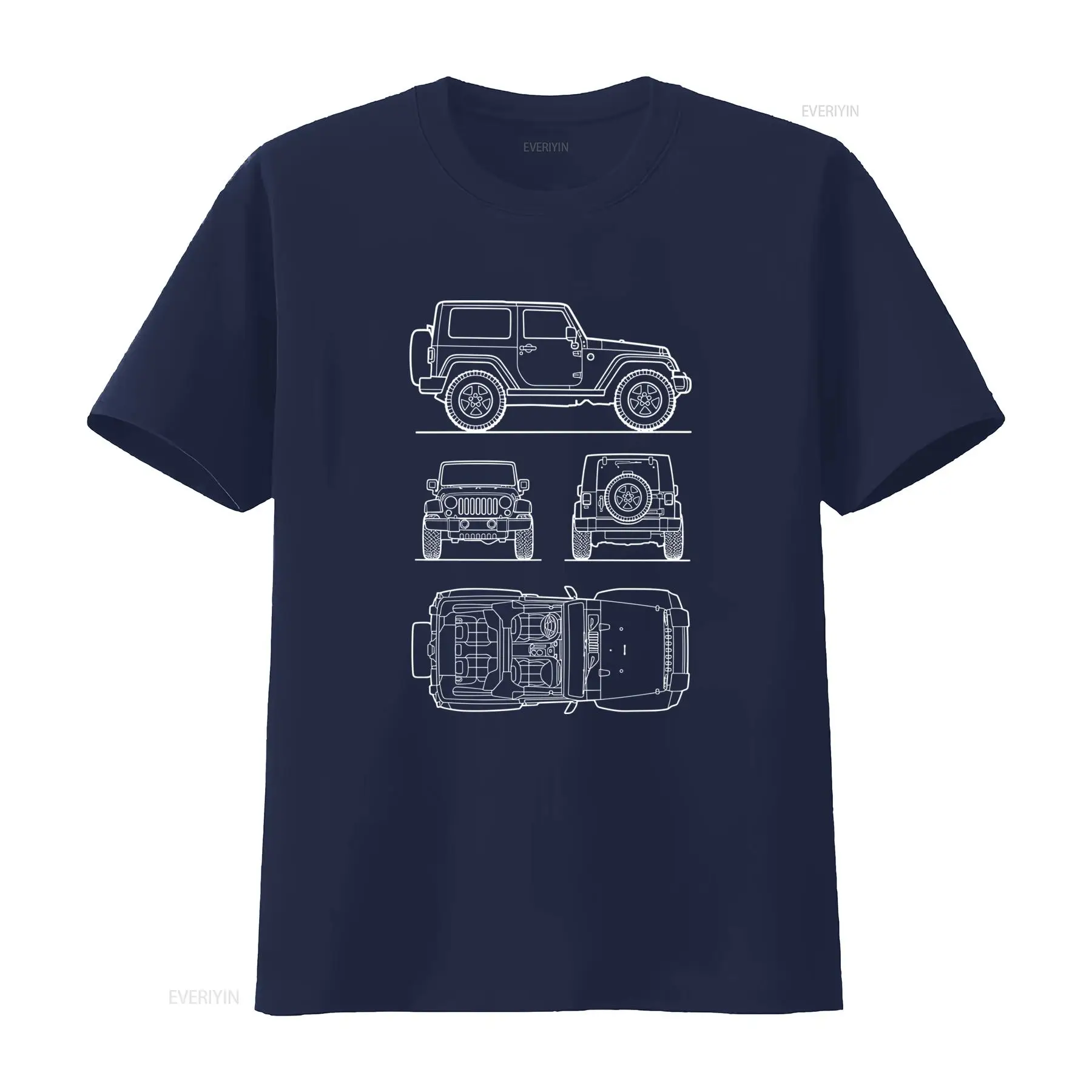 Off Road SUV Rubicon Men's T S - Vintage Fashion Drawings review and price