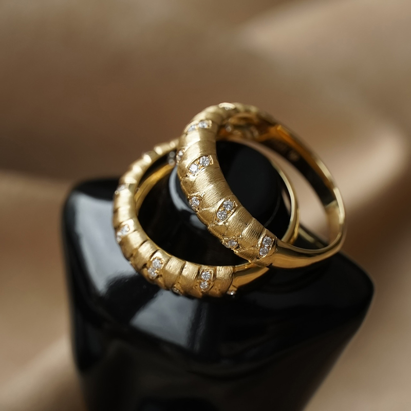 Aazuo Fine Jewelry Real 18K Ye - Vintage Fashion Rings For Women review and price