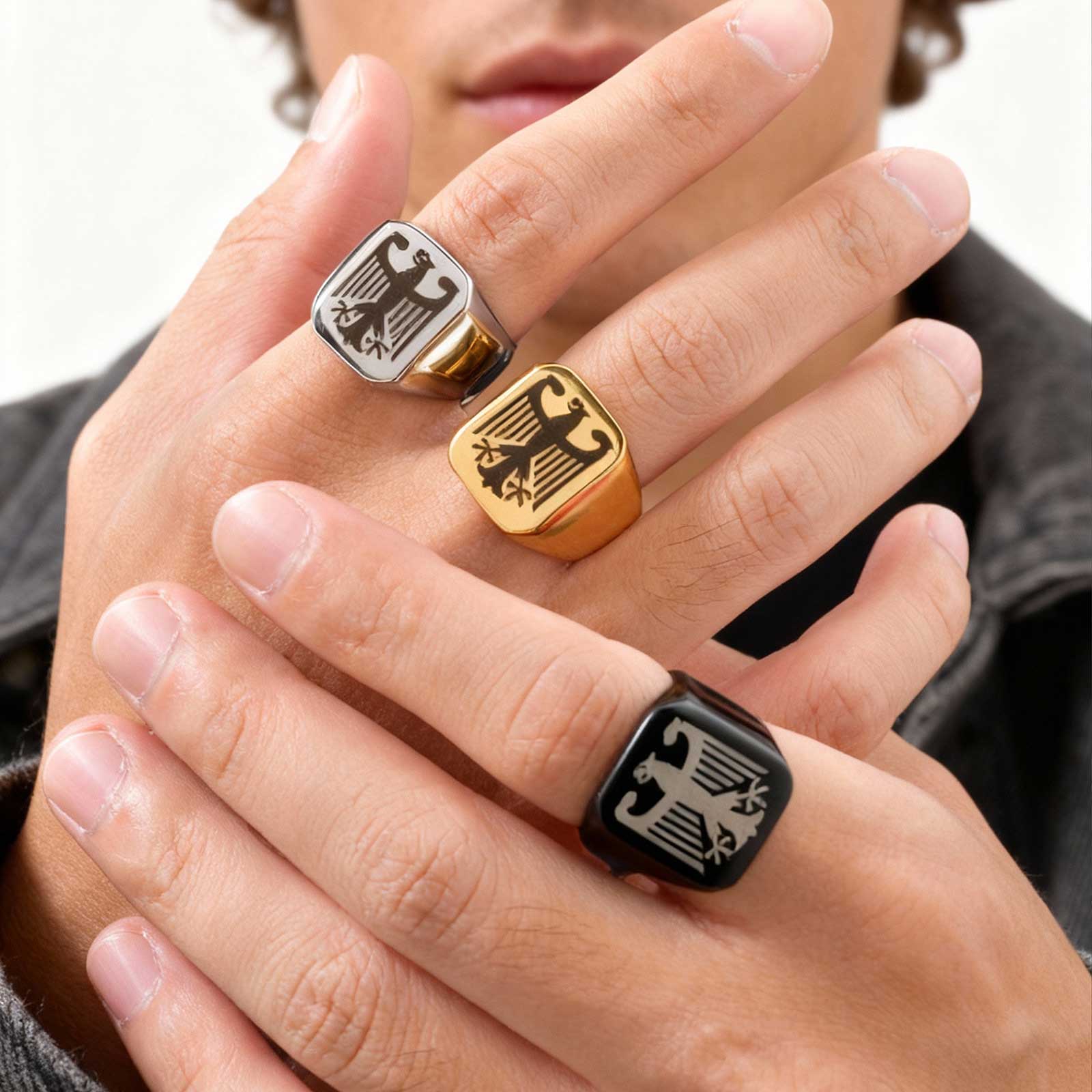 Custom Flying Hawk Eagle Ring  - Vintage Fashion Wholesale review and price