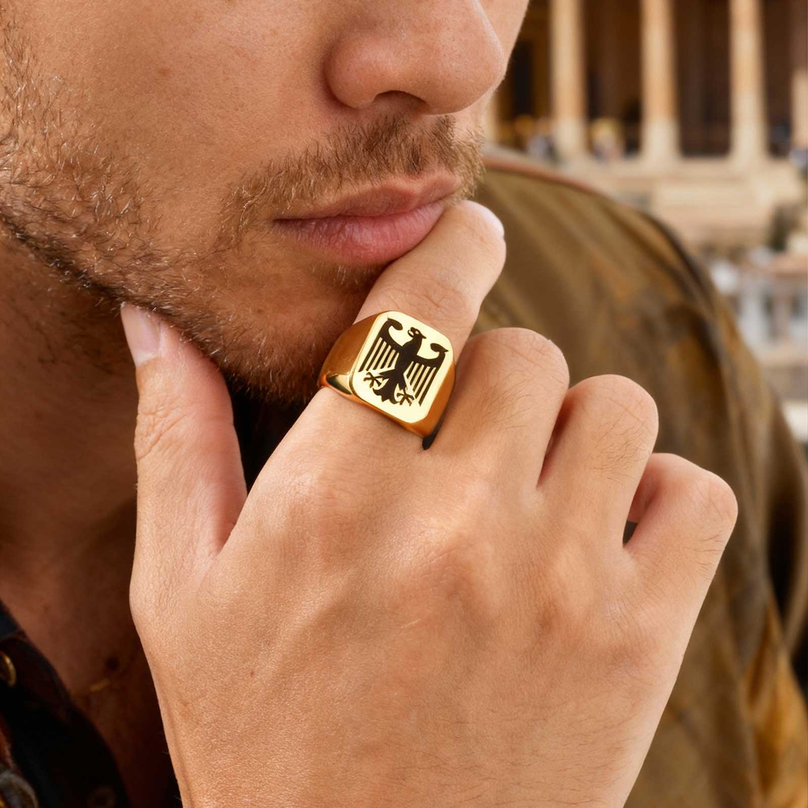 Custom Flying Hawk Eagle Ring  - Vintage Fashion Wholesale review and price