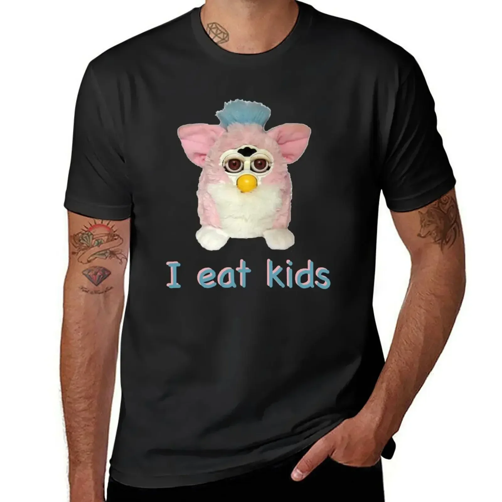 Furby I eat kids T-Shirt graph - Vintage Fashion Archive review and price
