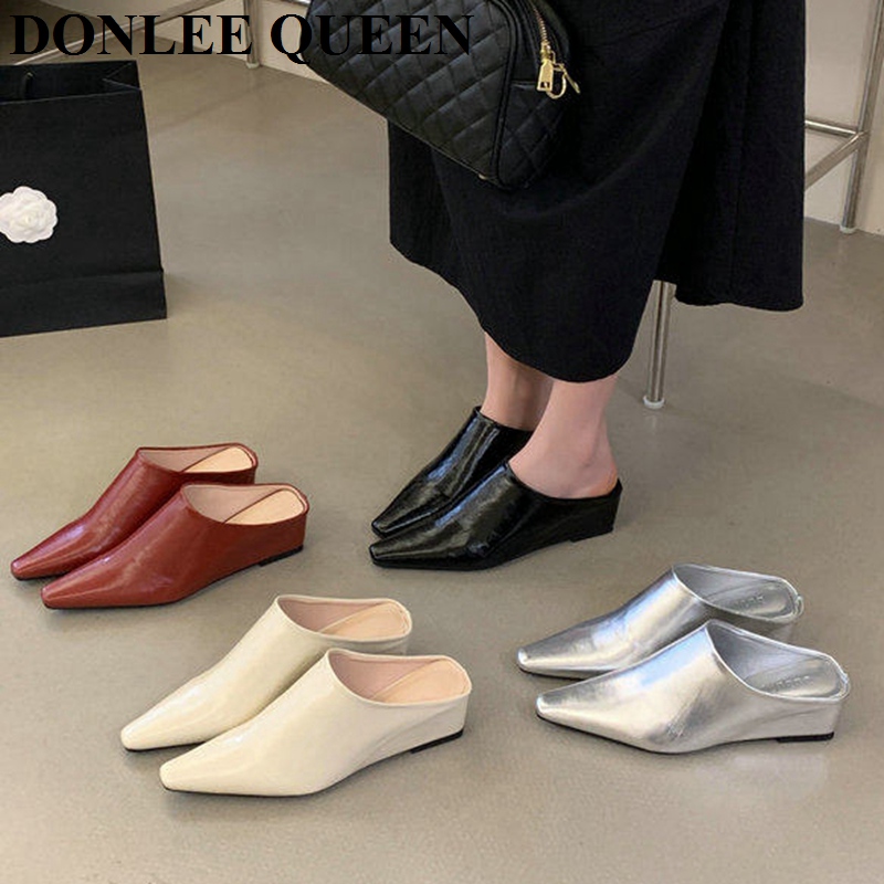 Women Fashion Close Toe Mule S - Vintage Fashion Female review and price