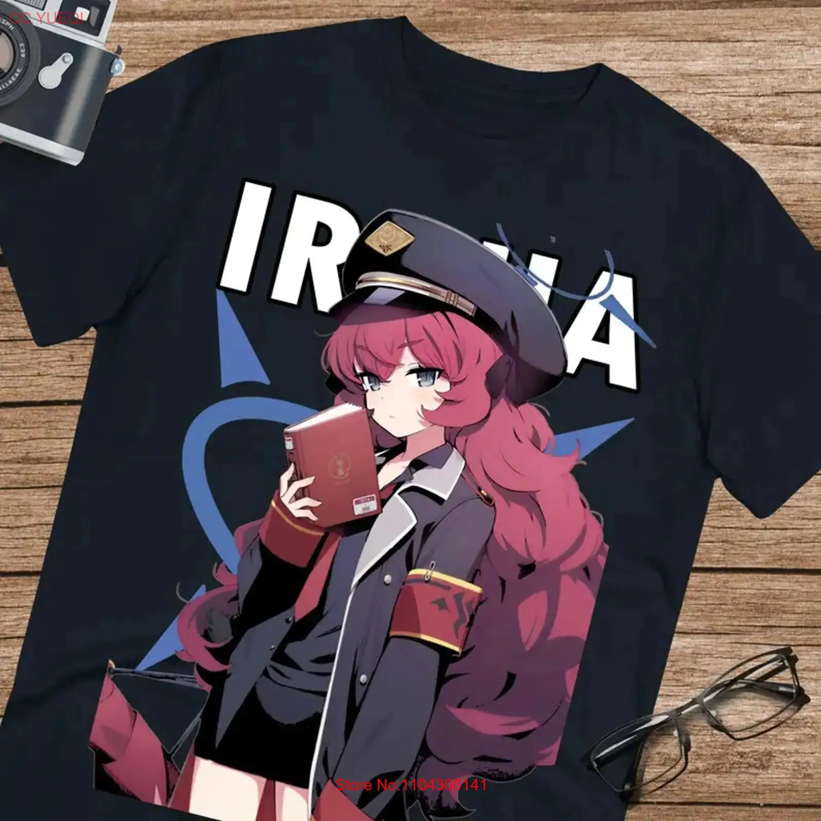 Anime Iroha Blue Archive T Shi - Vintage Fashion Archive review and price