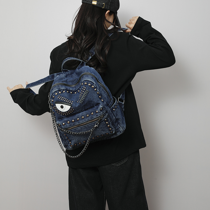 Vintage Denim Rivet Backpack W - Vintage Fashion Patterns review and price