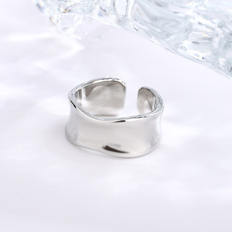 925 Sterling Silver Wide Irreg - Vintage Fashion Wholesale review and price
