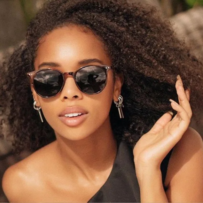Vintage Fashion Round Sunglass - Vintage Fashion Female review and price