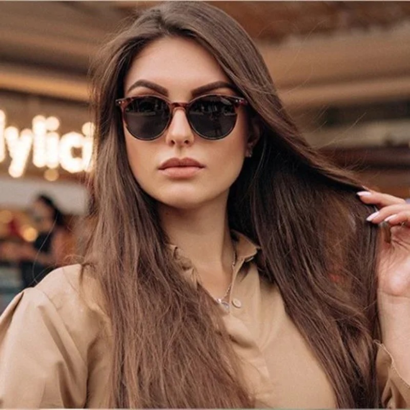 Vintage Fashion Round Sunglass - Vintage Fashion Female review and price