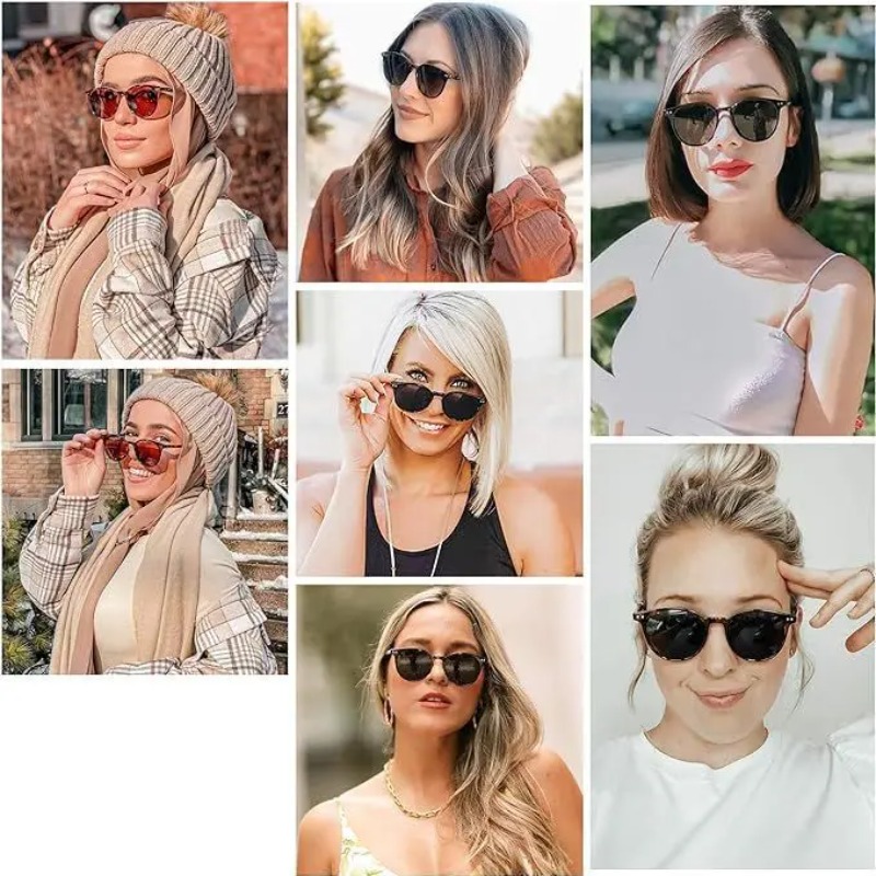 Vintage Fashion Round Sunglass - Vintage Fashion Female review and price