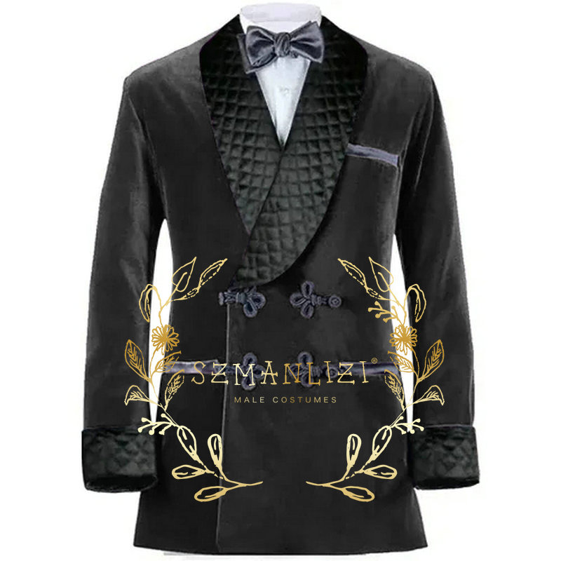 Double Breasted Purple Velvet  - Velvet Blazer Vintage review and price