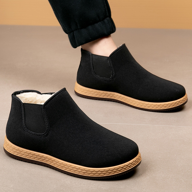 Men's Cotton Shoes Men's Winte - Vintage Fashion For Men review and price