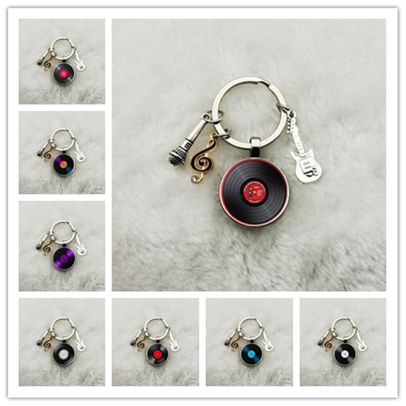Classic Retro Vinyl Record Key - Vintage Vibes Fashion review and price
