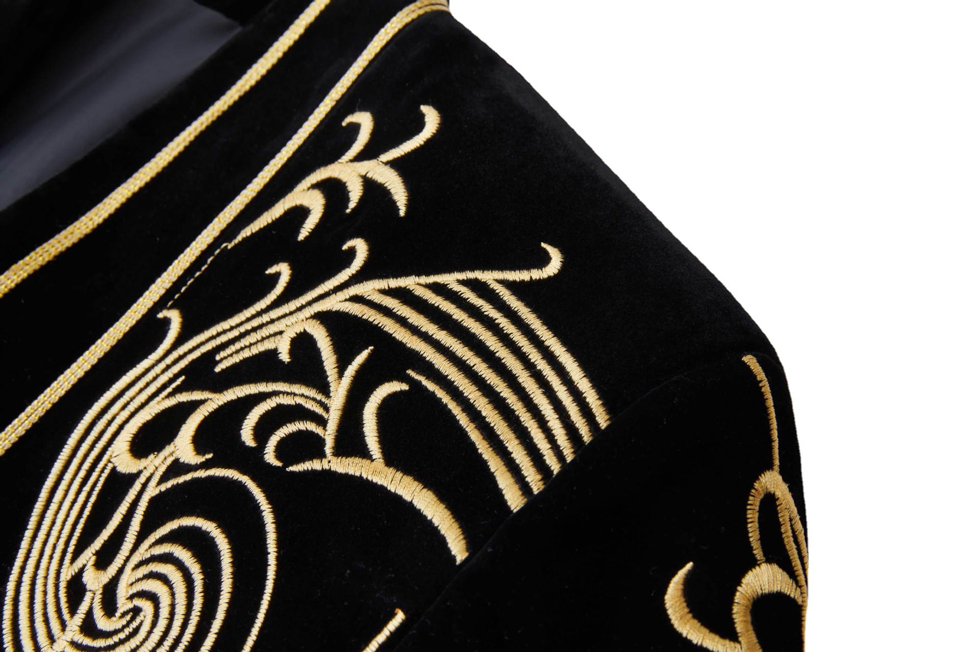 Men Vintage Velvet Embroidery  - Velvet Blazer Vintage review and price