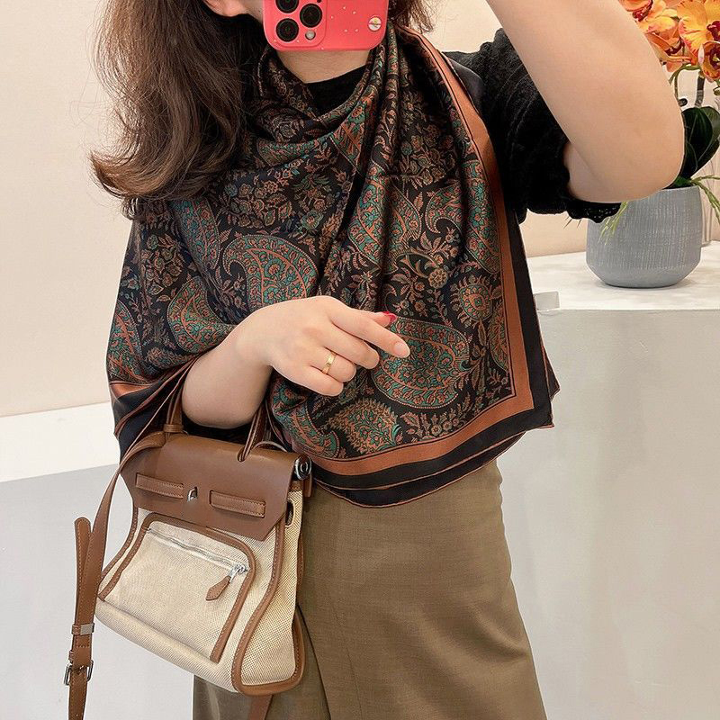 Paisley Print Square Scarf Vin - Vintage Fashion Patterns review and price