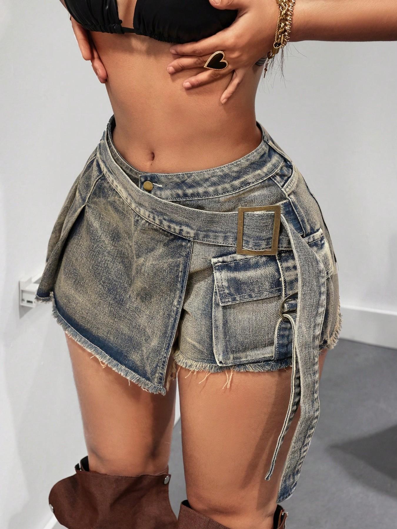 Vintage High Waist Denim Skirt - Vintage Fashion Patterns review and price